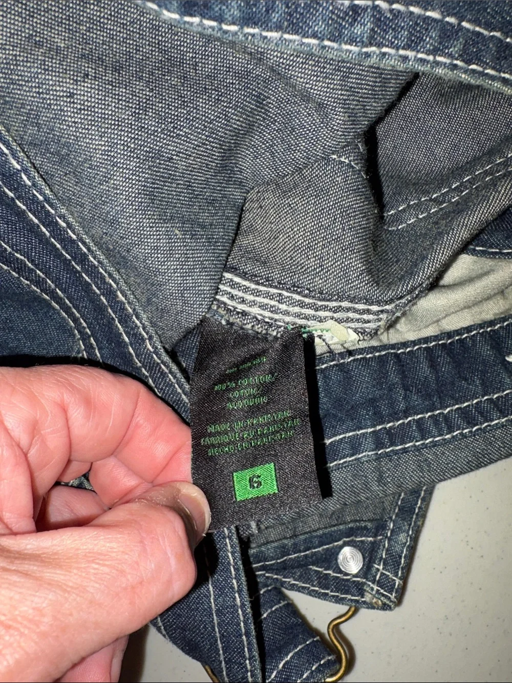 John Deere Kids 6 Denim Overalls NWT